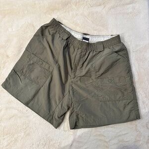 AFTCO Bluewater Elastic Waist Nylon Cargo Shorts